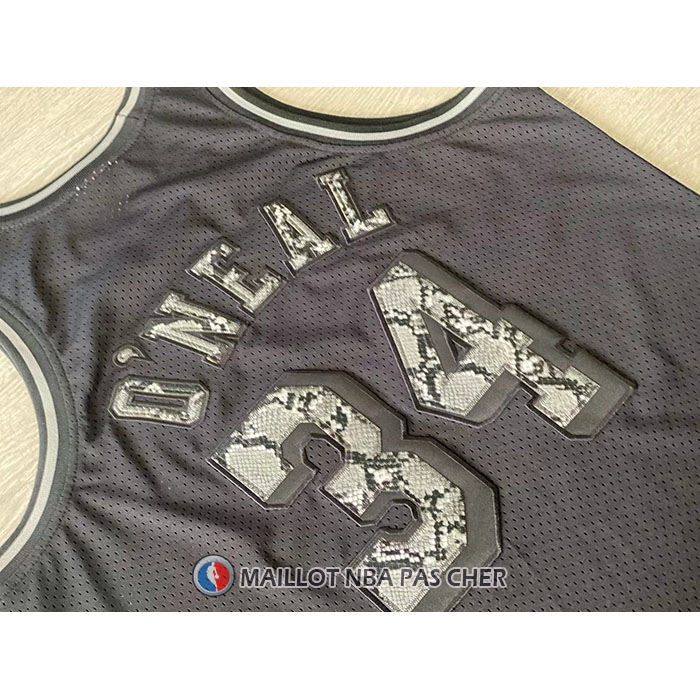 Maillot Los Angeles Lakers Kobe Bryant NO 34 Swingman Mitchell & Ness 1996-97 Noir